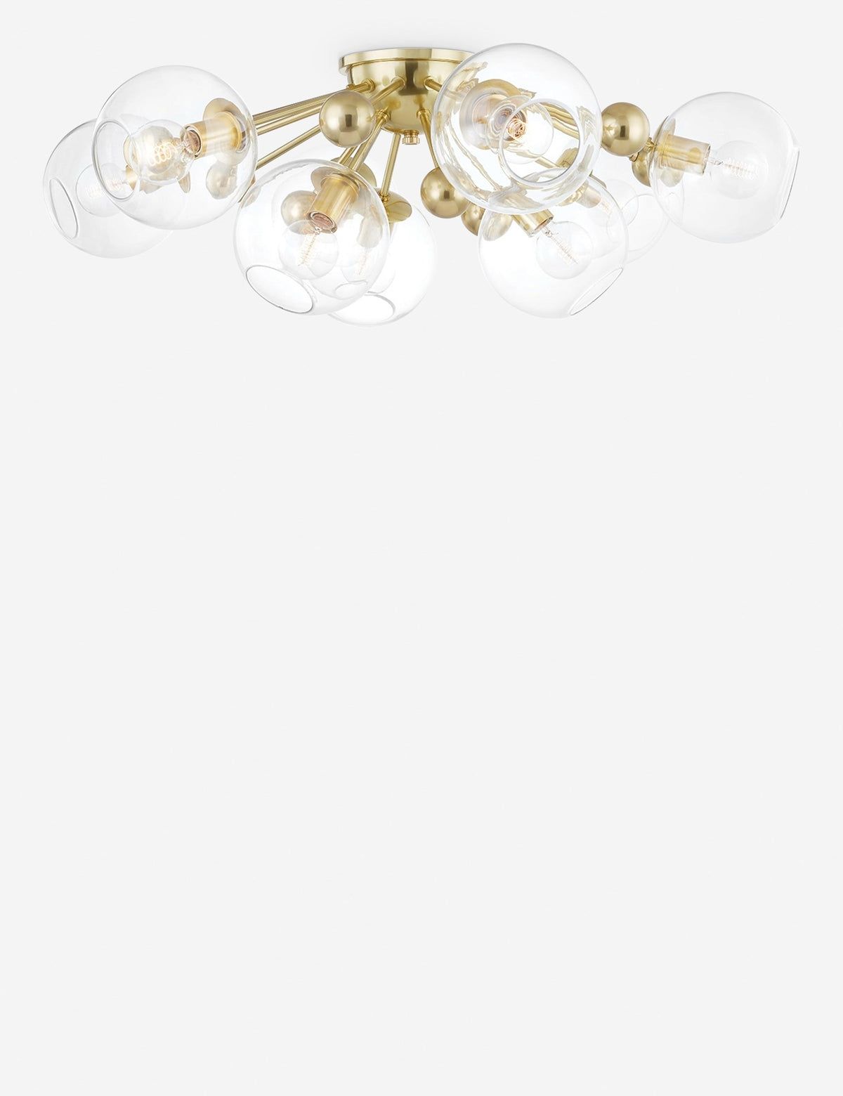 Crystal Semi-Flush Mount Light product view 4