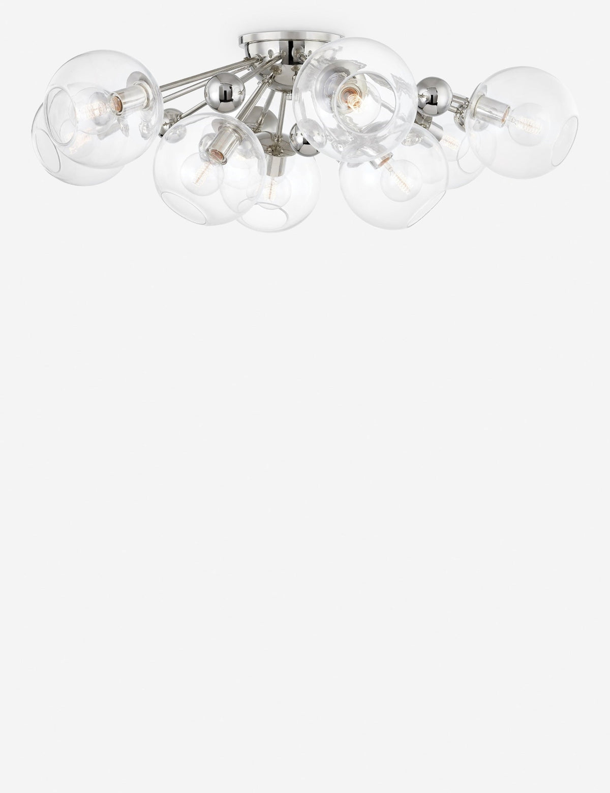 Crystal Semi-Flush Mount Light product view 2