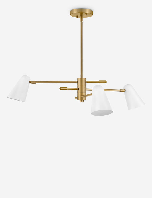 Mancini Chandelier dining room light front view