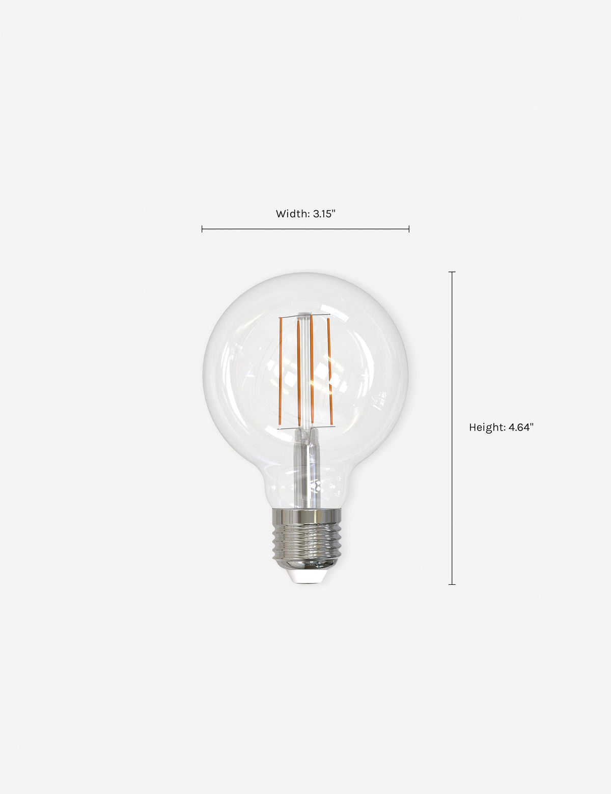 G25 LED Filament Bulb (Set of 4) product view 3