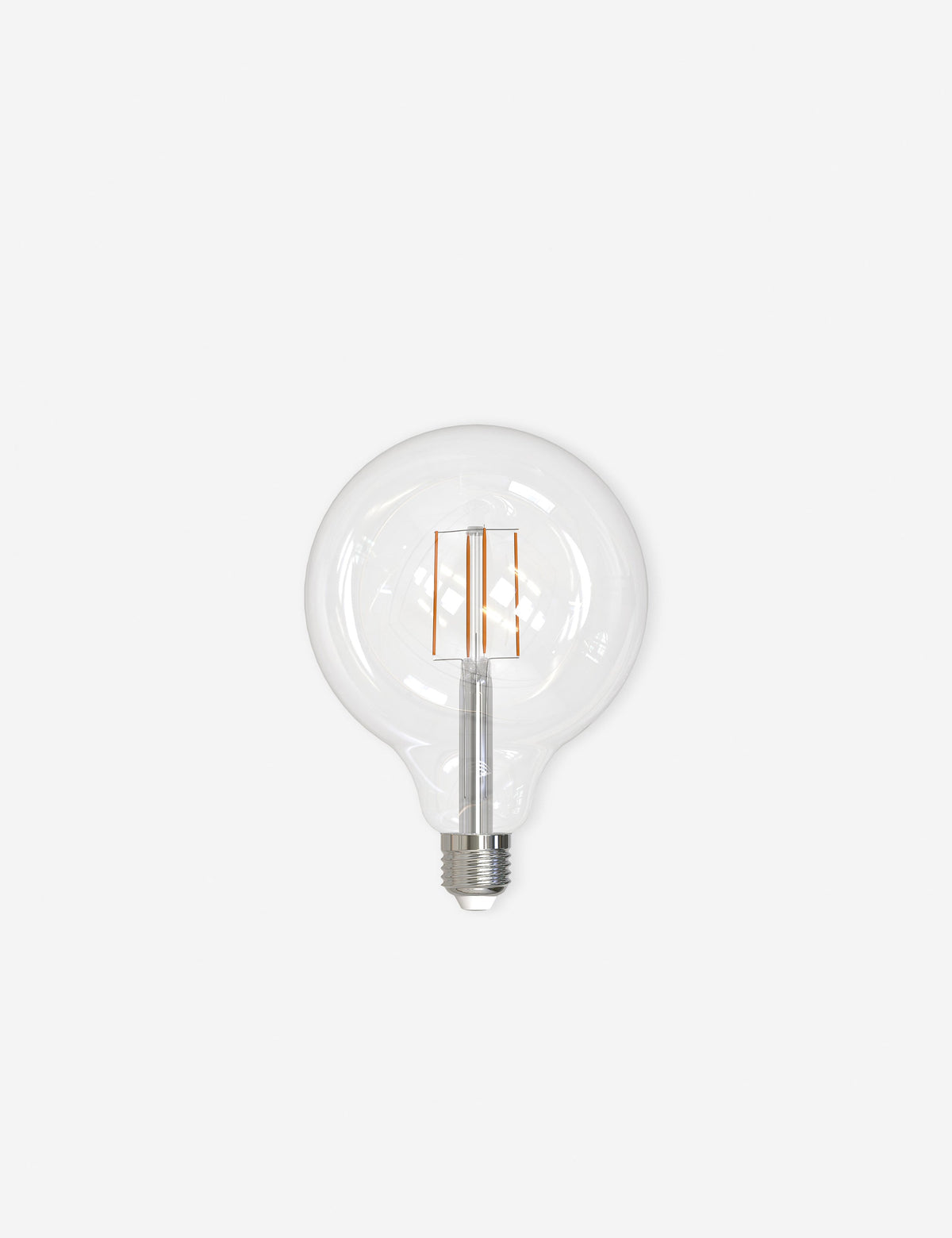 G40 LED Filament Bulb (Set of 2) led light bulb front view