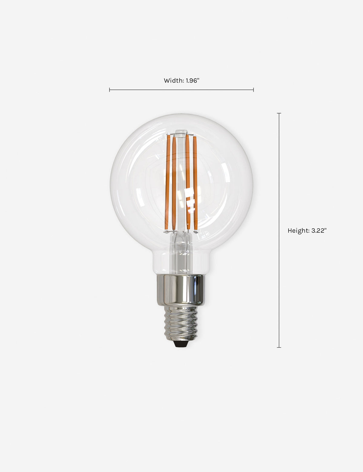 G16 LED Filament Bulb (Set of 4) product view 3