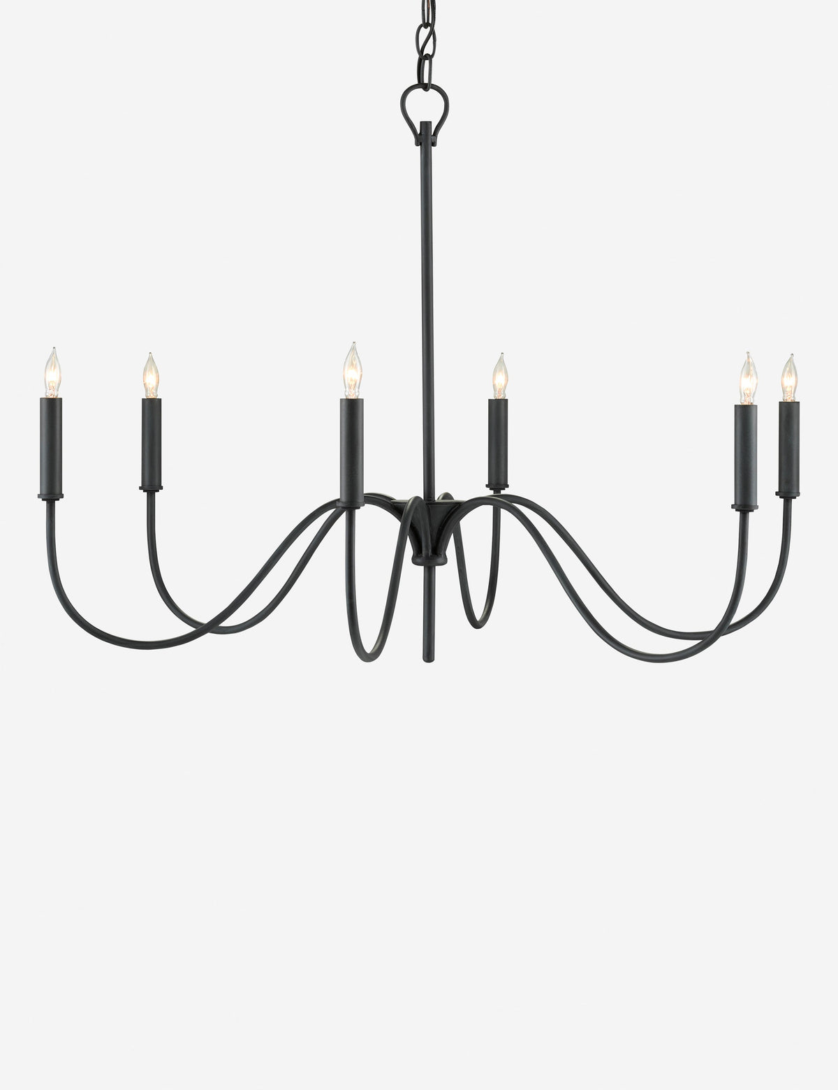 Yates Chandelier dining room light front view
