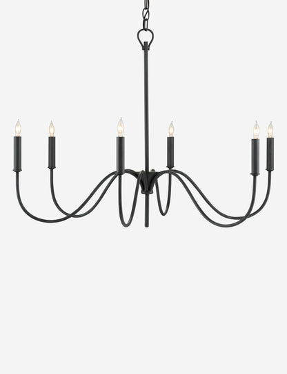 Yates Chandelier dining room light front view