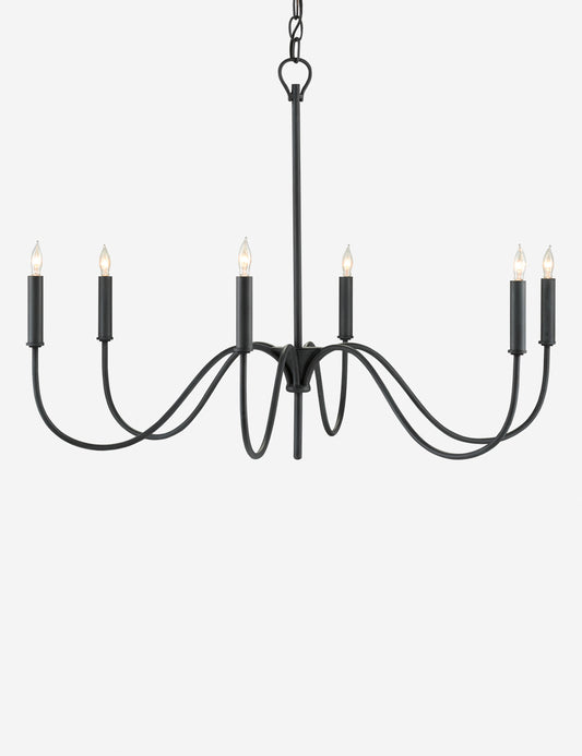Yates Chandelier dining room light front view
