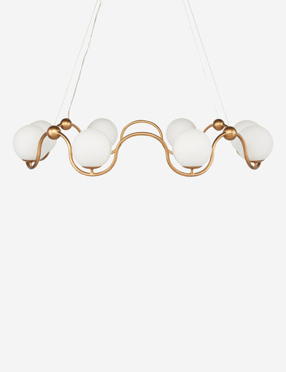 Moreno Chandelier dining room light front view