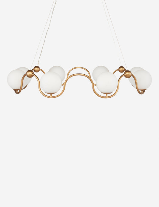 Moreno Chandelier dining room light front view
