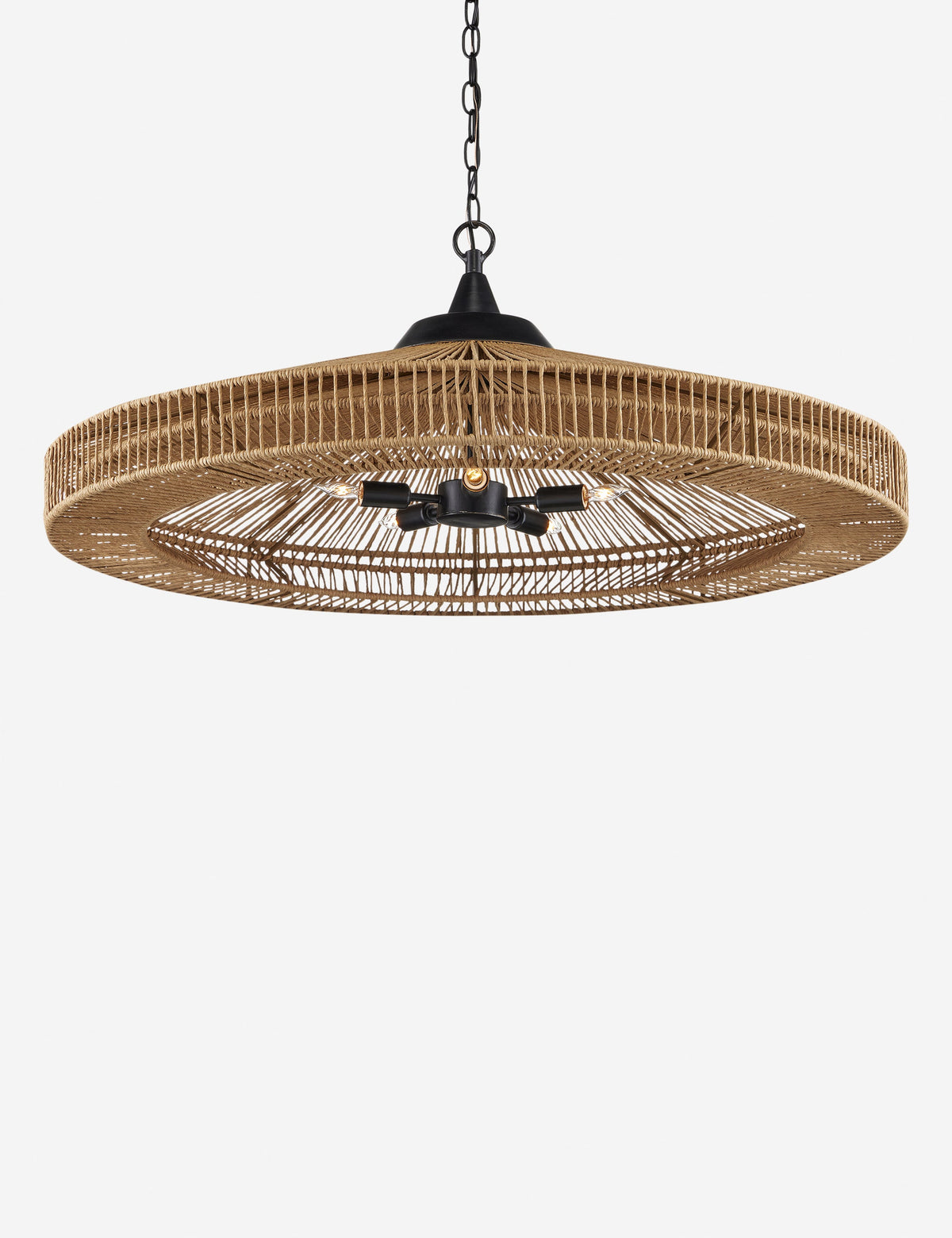 Oleander Chandelier dining room light front view