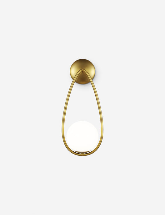 Galassia Sconce bedroom wall light front view