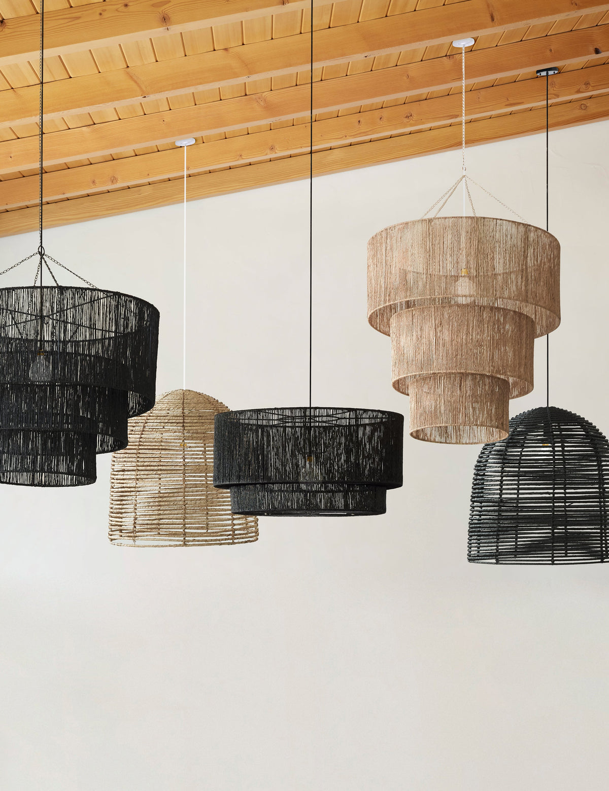 Sayan Pendant Light styled in a room
