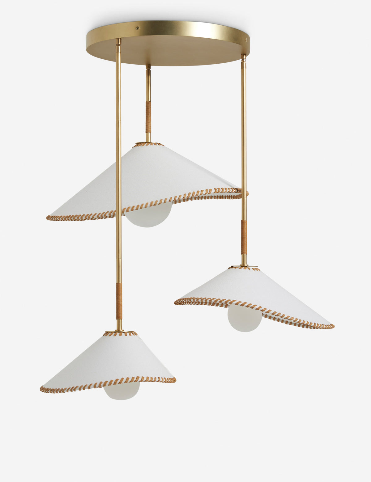 Arroyo Chandelier brass finish product view 3