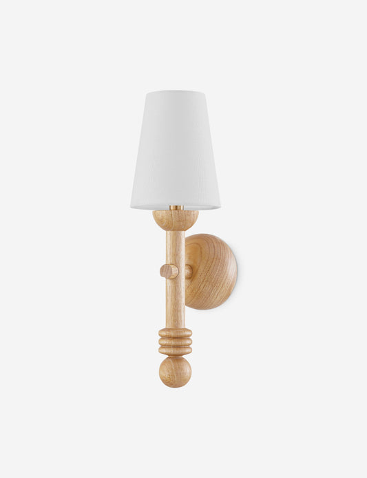 Whidbey Sconce bedroom wall light front view