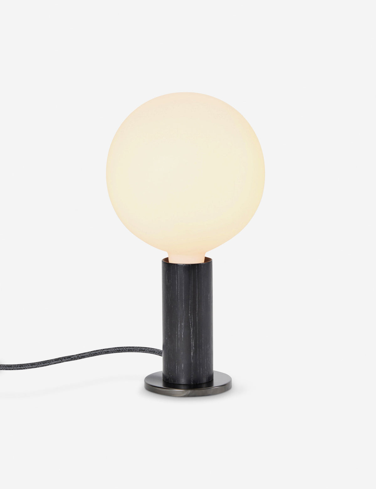 Knuckle Table Lamp with Sphere IV bedside lamp front view