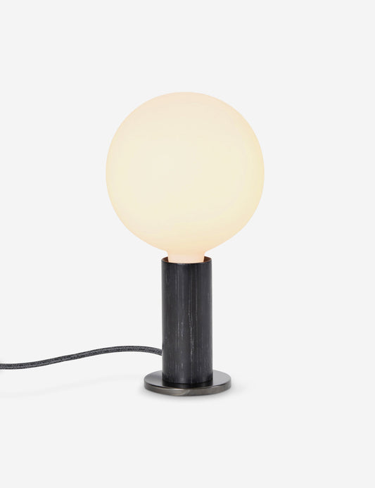 Knuckle Table Lamp with Sphere IV bedside lamp front view