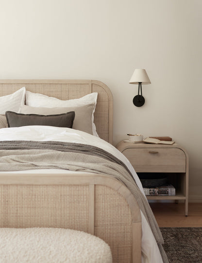 Hayden Sconce styled in a room