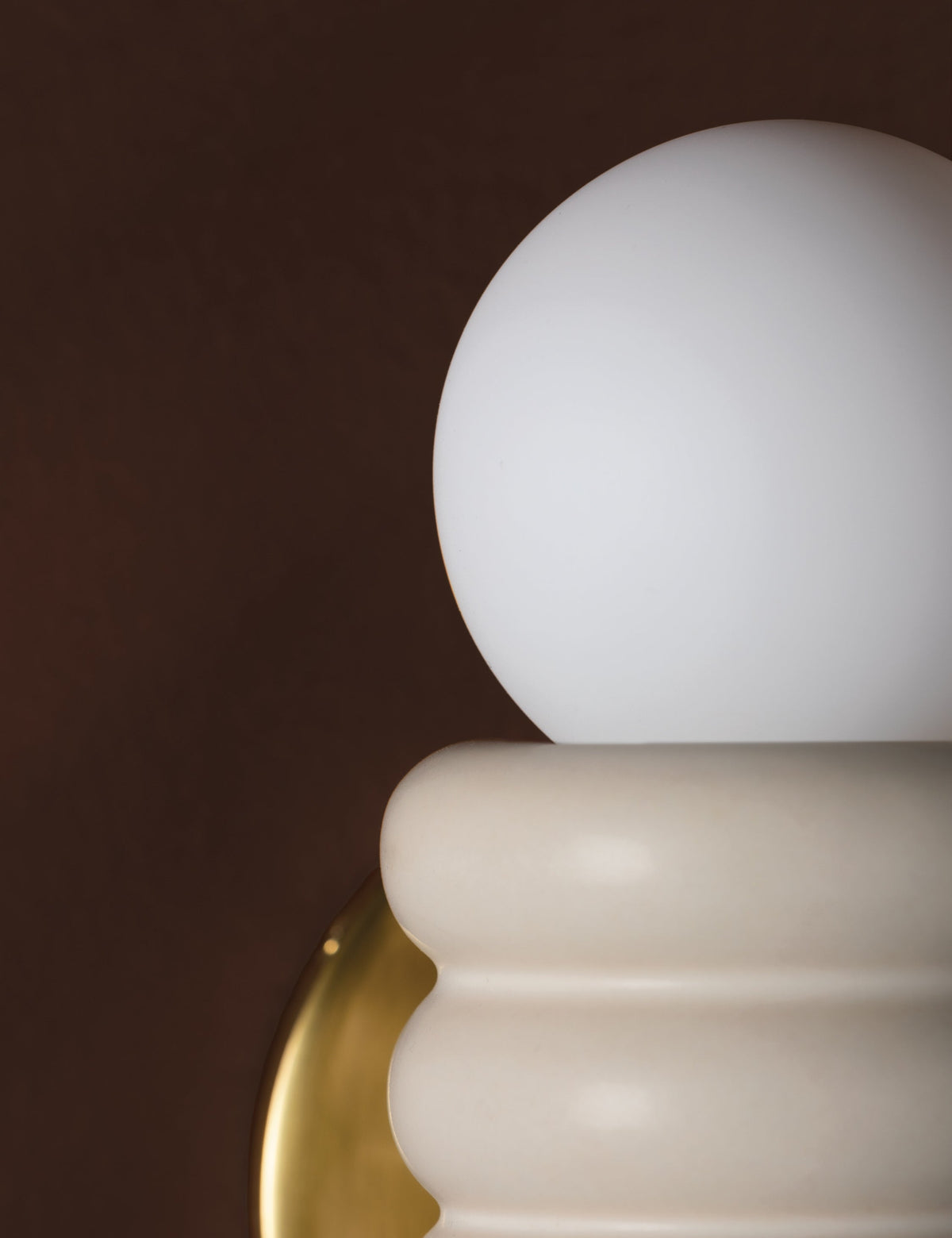 Bibi Sconce styled in a room