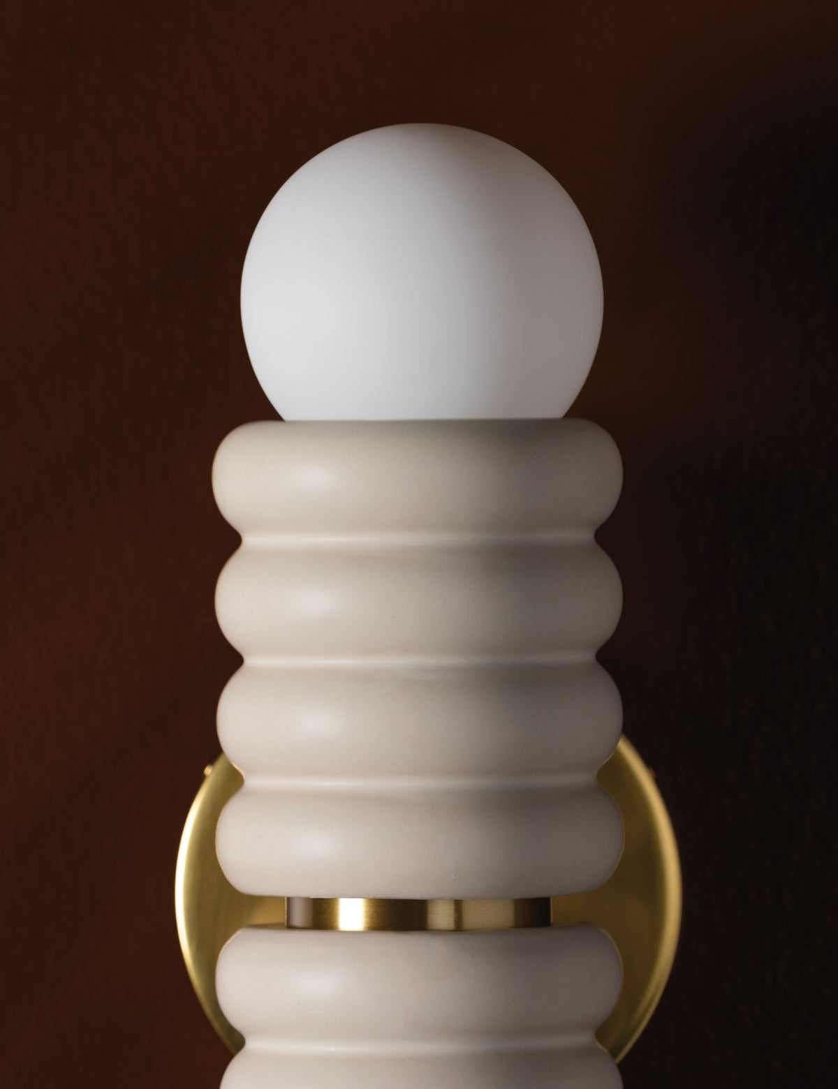 Bibi Sconce styled in a room