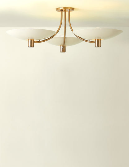 Taro Semi-Flush Mount Light ceiling light front view