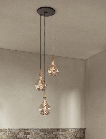 Triple Pendant Light with Voronoi II product view 6