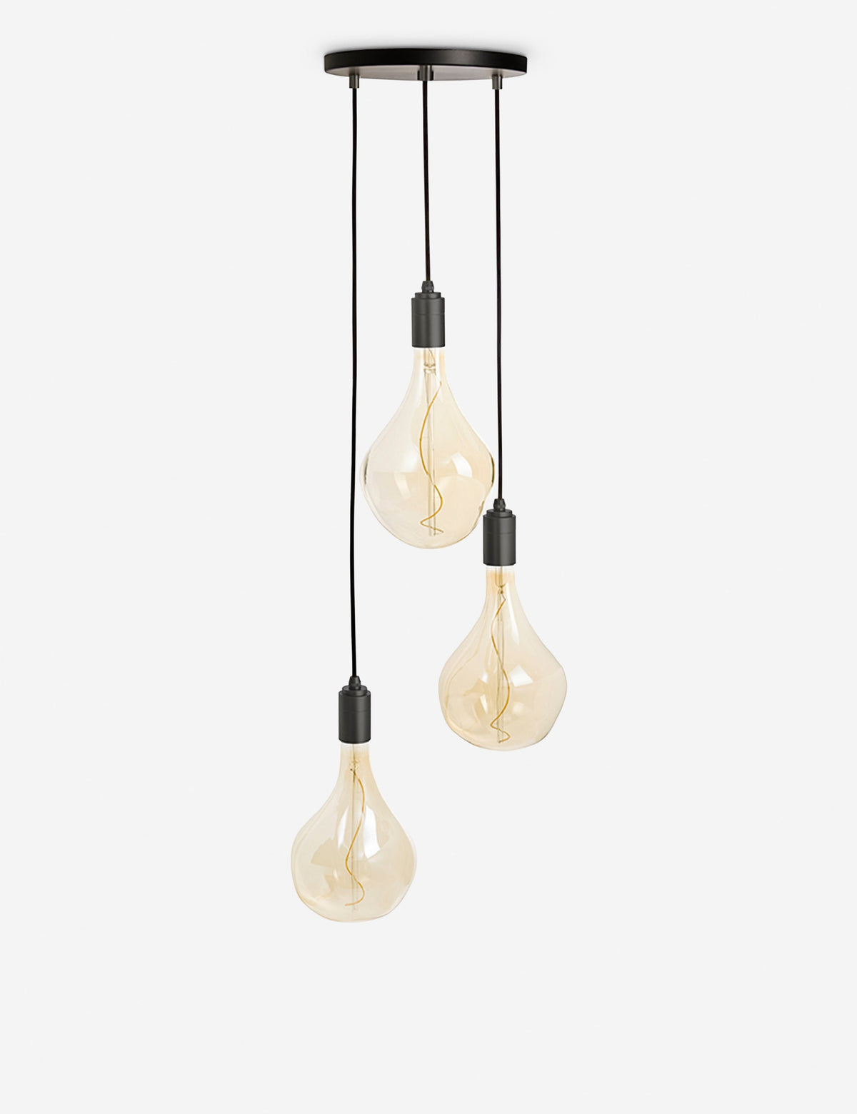 Triple Pendant Light with Voronoi II product view 2