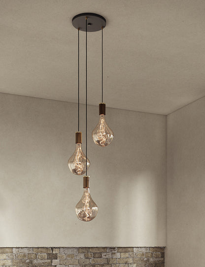 Triple Pendant Light with Voronoi II product view 11