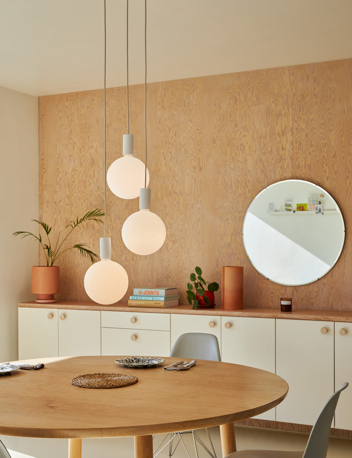 Alumina Triple Pendant Light product view 2