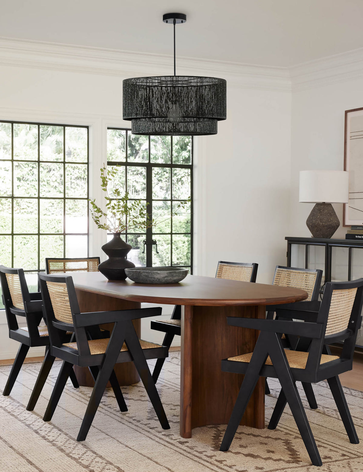Sayan Pendant Light styled in a room
