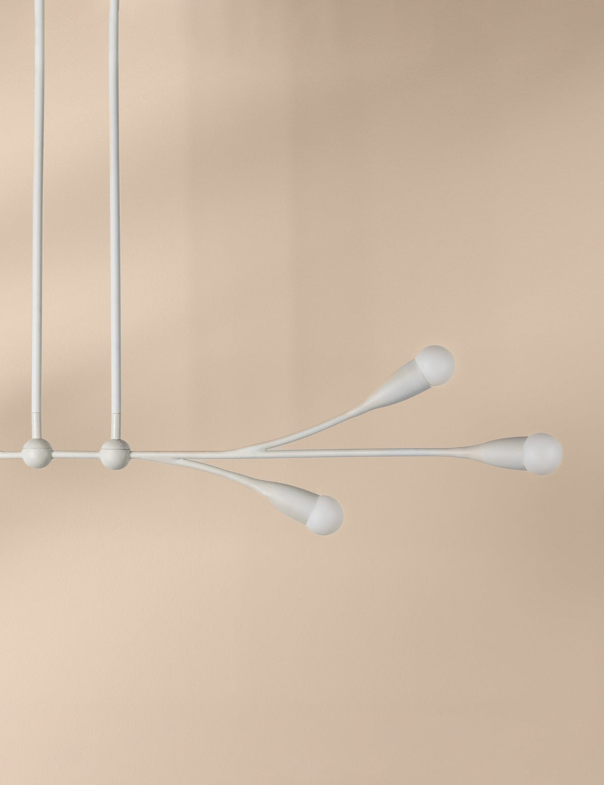 Elsa Linear Chandelier styled in a room
