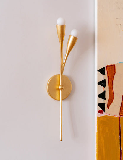 Elsa Sconce brass finish product view 2