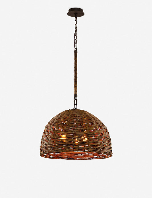 Macias Chandelier dining room light front view