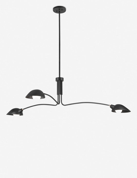 Pugh Chandelier dining room light front view