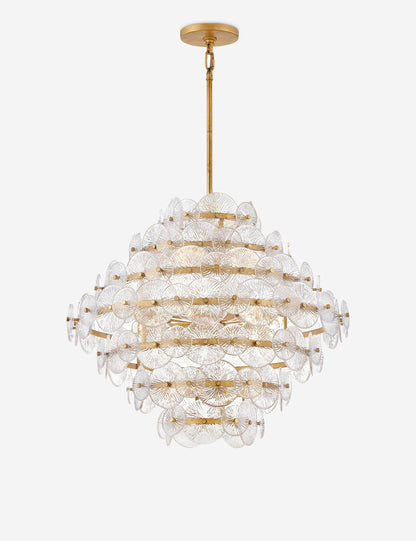 Barcelona Tiered Chandelier dining room light front view