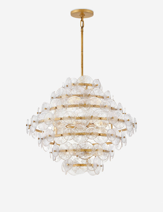 Barcelona Tiered Chandelier dining room light front view