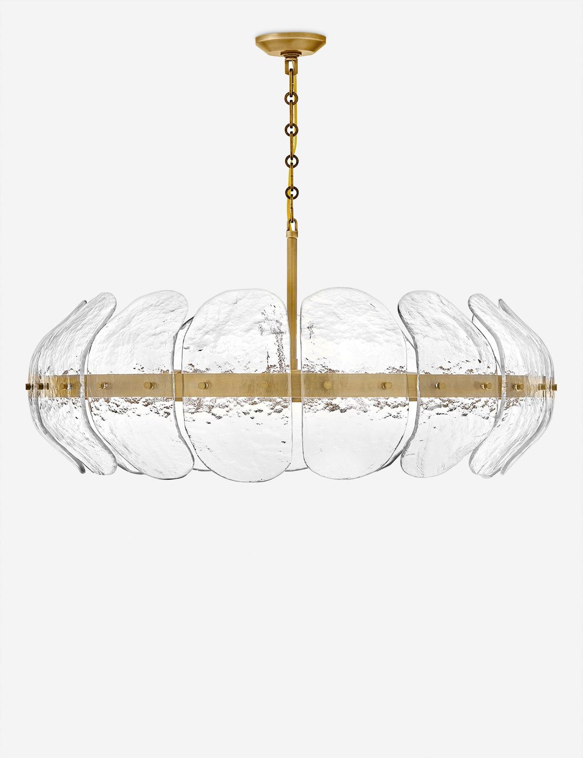 Bascom Drum Chandelier dining room light front view