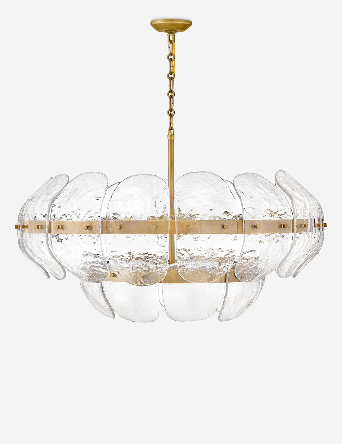 Bascom Tiered Chandelier dining room light front view