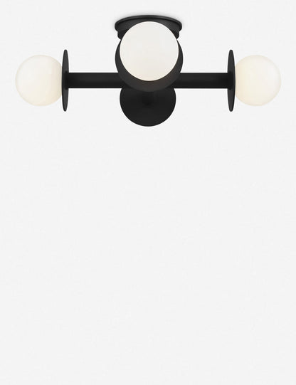 Nodes Semi-Flush Mount Light ceiling light front view