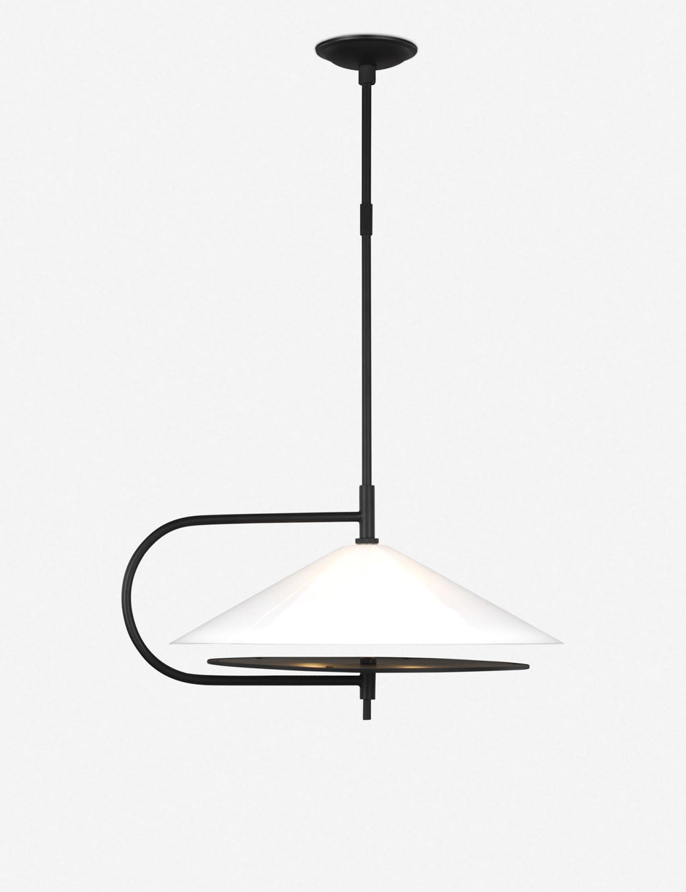 Gesture Pendant kitchen island light front view