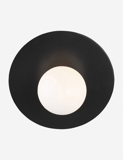 Nodes Large Angled Sconce bedroom wall light front view