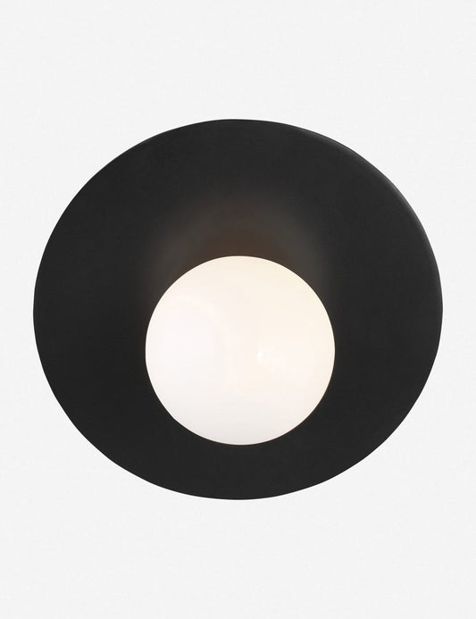 Nodes Large Angled Sconce bedroom wall light front view