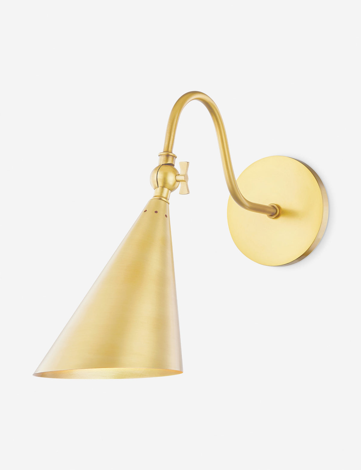 Laurent Sconce bedroom wall light front view