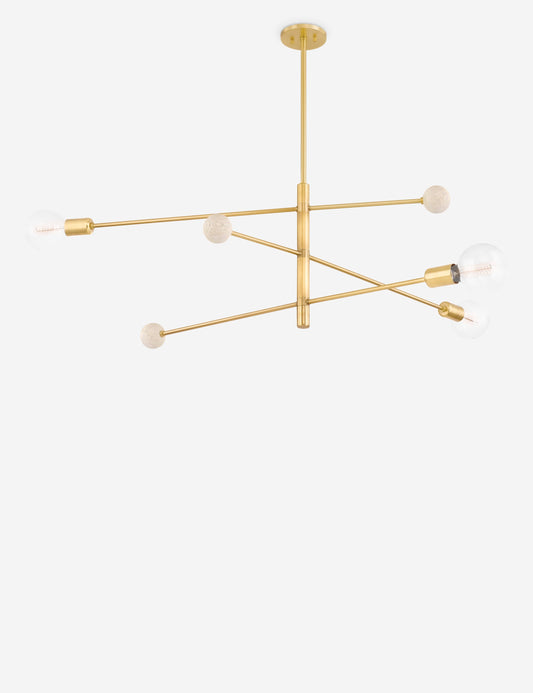 Roux Chandelier dining room light front view