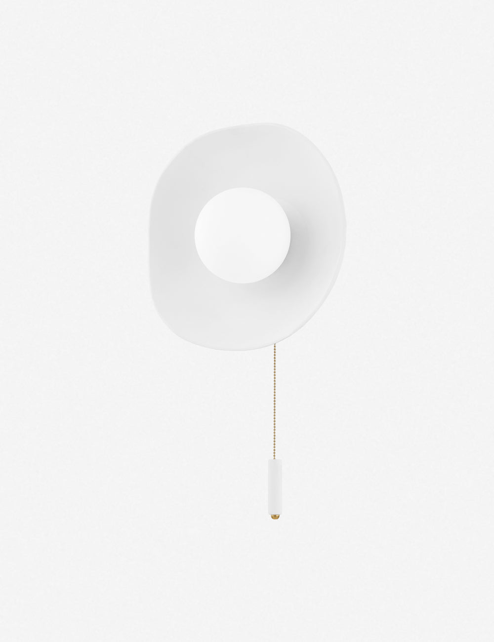Bacia Sconce bedroom wall light front view
