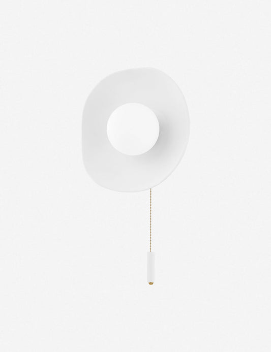 Bacia Sconce bedroom wall light front view