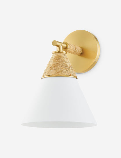 Rooney Sconce bedroom wall light front view