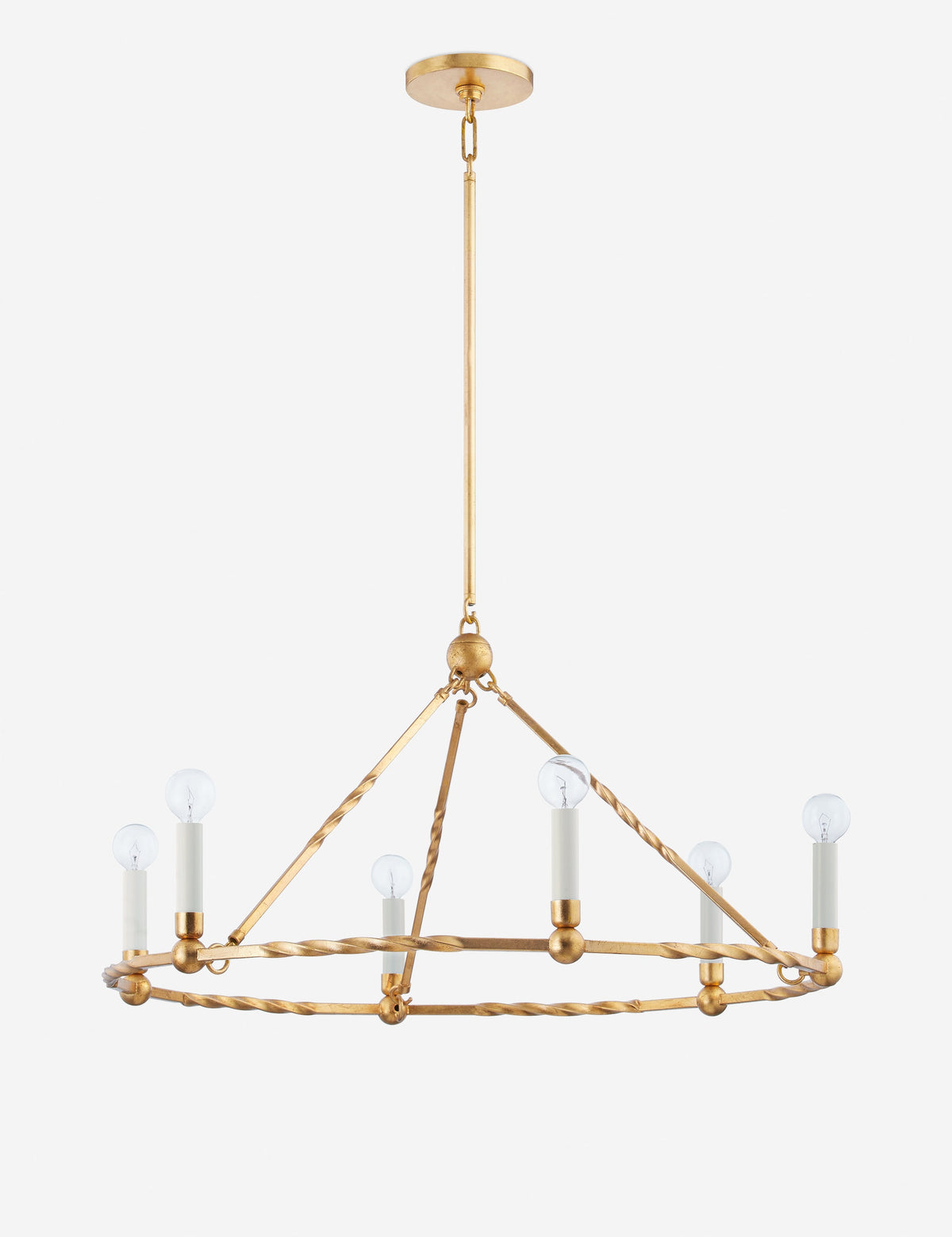 Nerissa Chandelier dining room light front view