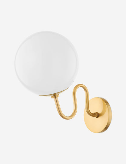 Julius Sconce bedroom wall light front view