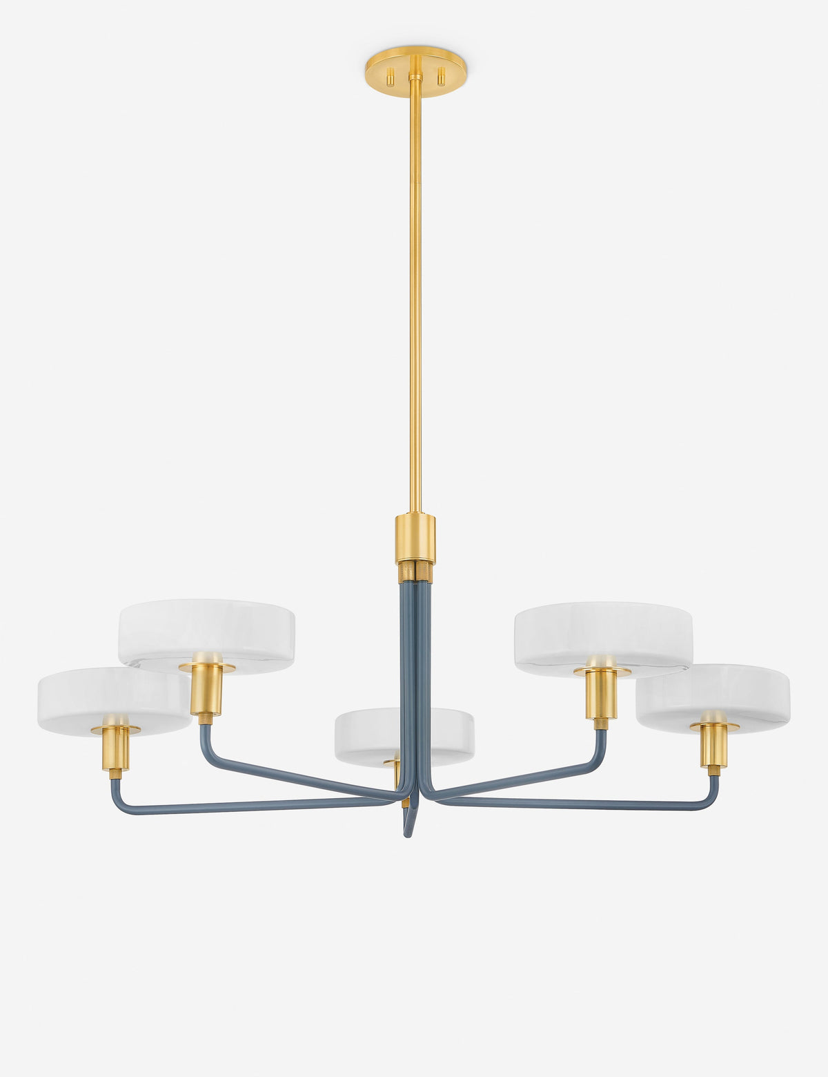 Weese Chandelier dining room light front view