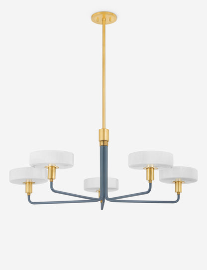 Weese Chandelier dining room light front view