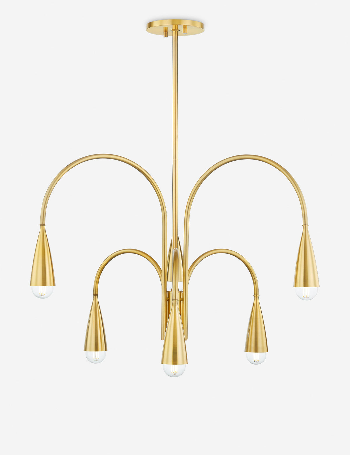 Milford Chandelier dining room light front view