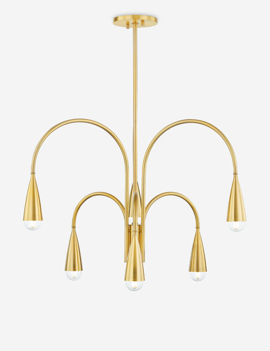 Milford Chandelier dining room light front view